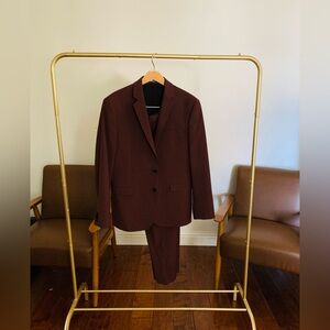 Men’s burgundy suit from express. Original receipt